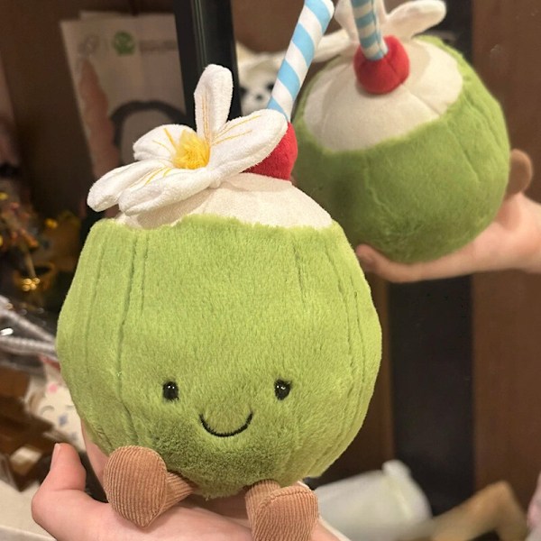 JellyCat Aruba Kokosnöt Mjuk Leksak Rolig Amuseables Plysch för Barn