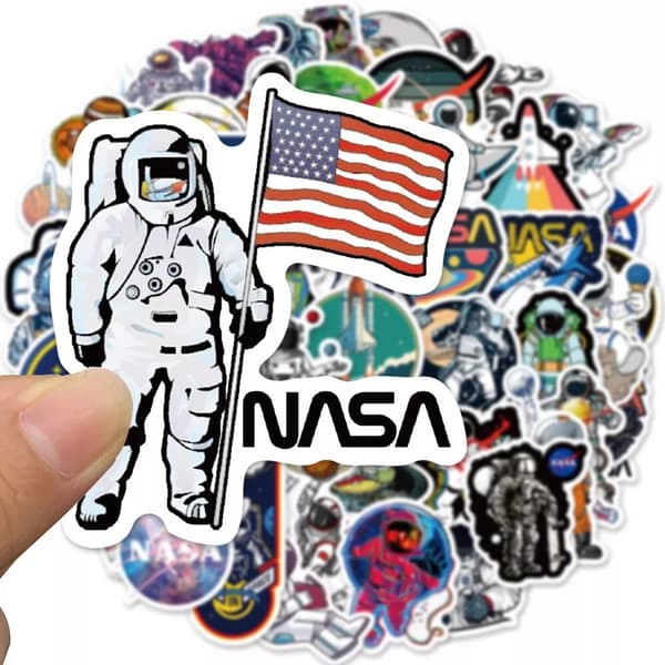 50 st NASA Space Astronaut Interstellar Travel Stickers Graffiti Skateboard Moon