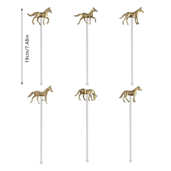 Drycksomrörare Swizzle Sticks för Drink Swizzle Sticks Återanvändbara drinkomrörare* E