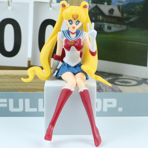 Anime Sailor Moon Action Figur Collection Modell Toy Doll Tårtdekoration Ny