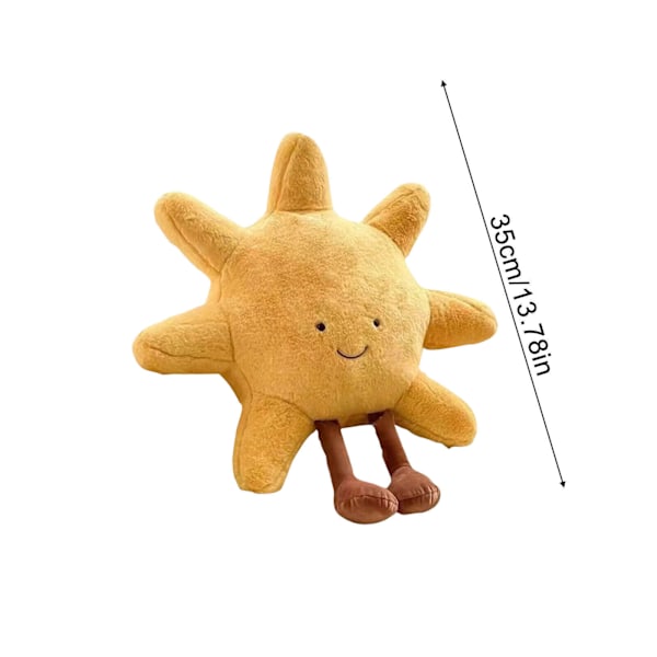 NYA Jellycats Söta Plysch Rolig Kudde Djur Måne Sol Kudde Mjuk Plysch Leksak Gåva Moon  30cm