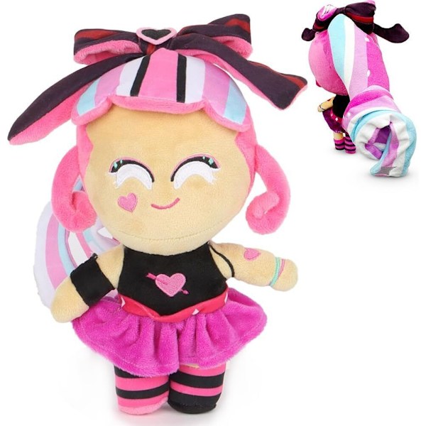Shadow Milk Cookie Plyschleksak Docka Figur Spel Cookie Run: Kingdom Gosedjur- Shining Glitter Cookie
