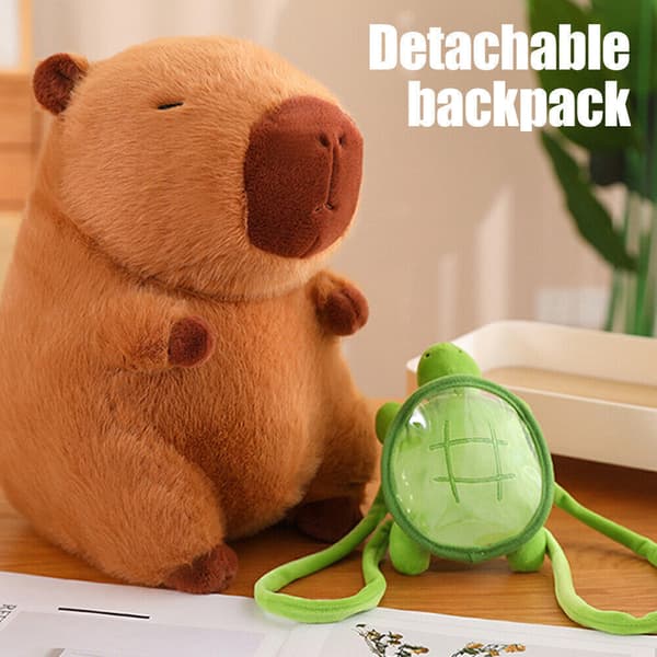 Simulering Capybara Plysch Tecknad Capybara Gosedjur Docka Leksak Födelsedagspresent mjuk 35cm