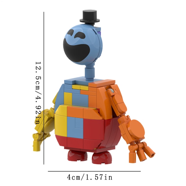 Poppy Playtime Kapitel 4 Pianosaurus Doey Yarnaby Spelfigur Byggklossar I