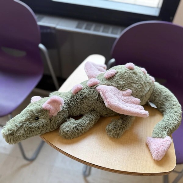 JellyCat Jätte 50cm Matcha Drake Mytisk Plyschleksak BNWT mjuk