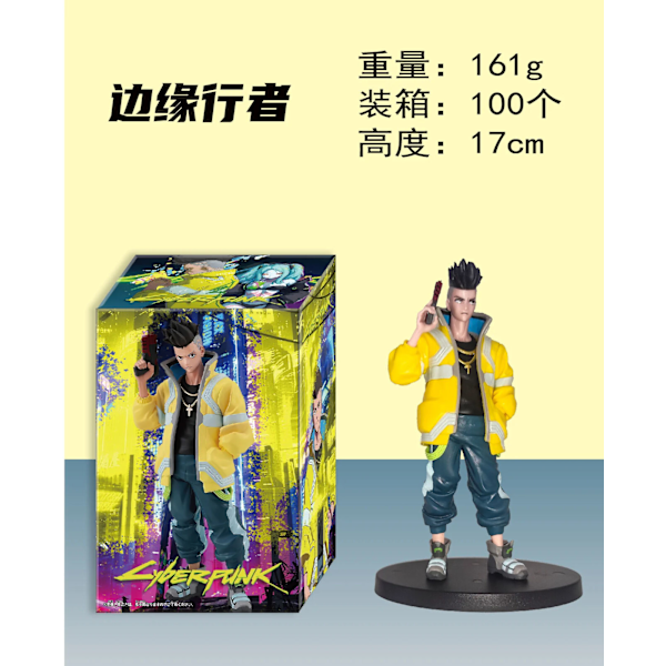 Figur Cyberpunk Edgerunners Anime Rebecca David Martinez Lucy Modell Leksak Samlarobjekt B with box