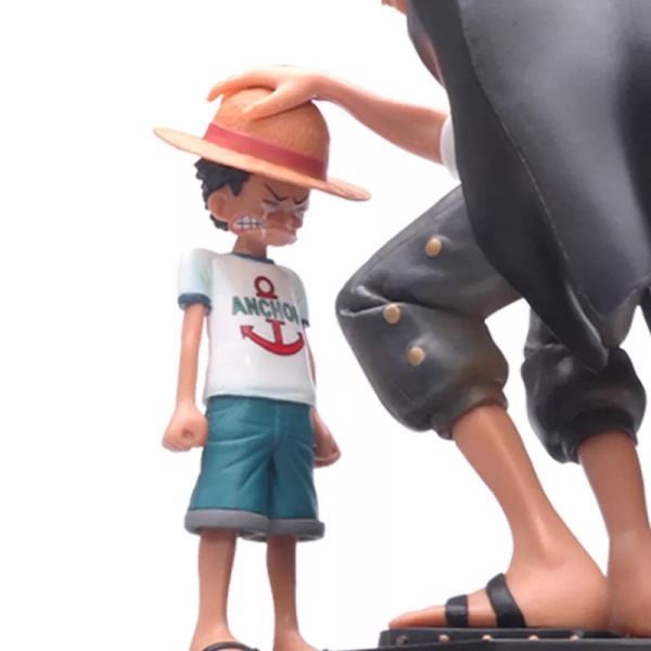 One Piece Anime Figur Four Emperors Shanks halmhatt Luffy Action Sabo Ace Without Box