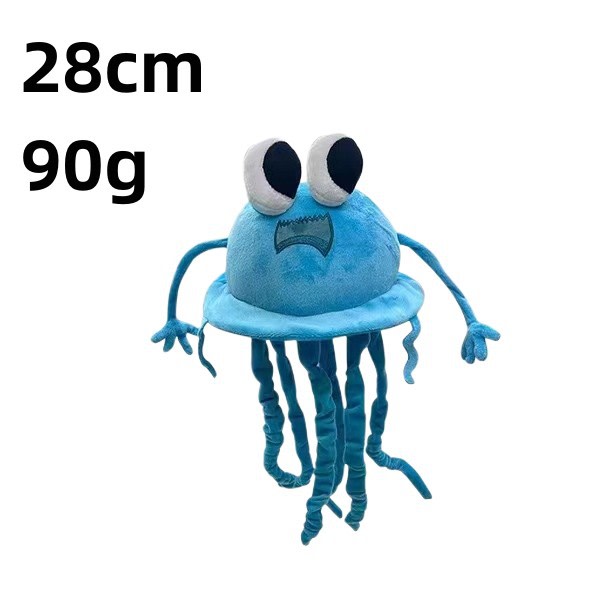 Roligt spel Fyllda plyschdockor för leksakspresenter Blue jellyfish
