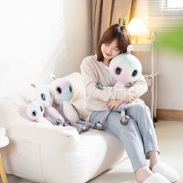 Söt E.T Docka Alien Plysch Gosedjur Mjuk Leksak Monster Tecknad Docka för Barn Present Multicolour 38cm