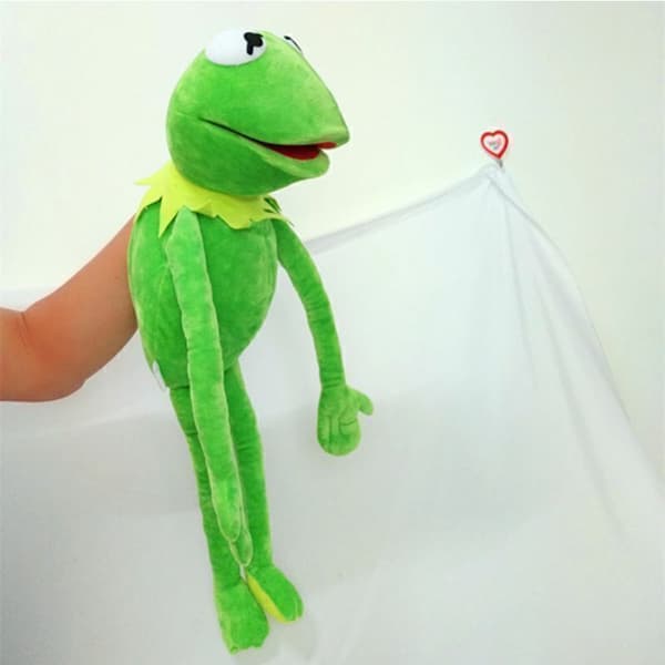 60 cm Kermit the Frog Handdocka Mjuk Plyschdocka Leksak Barn Födelsedag