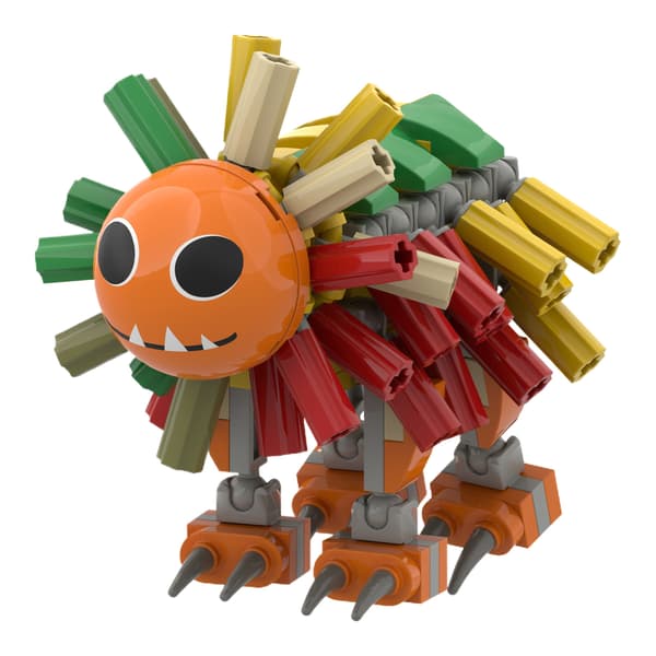 Poppy Playtime Kapitel 4 Pianosaurus Doey Yarnaby Spelfigur Byggklossar C