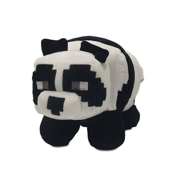25 cm Tecknad Minecraft Djur Plyschleksaker Mjuka Gosedjur Docka Present Äventyr Panda