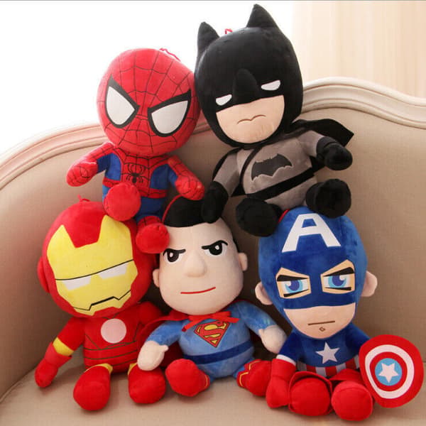 27 cm MARVEL THE AVENGERS Hero plyschdocka Spiderman mjuka fyllda leksaker Barnpresent Captain America
