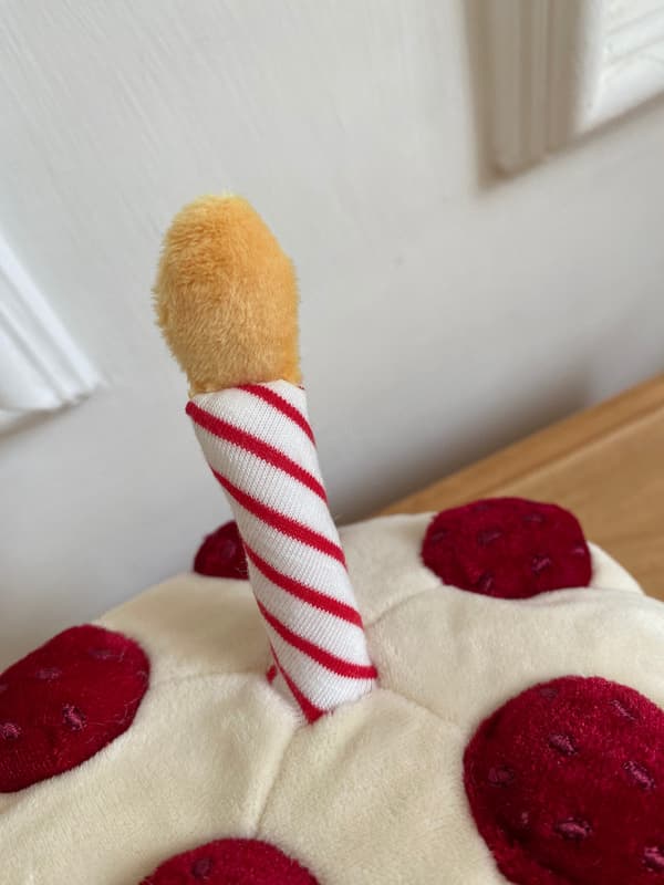 Jellycat Amuseable Födelsedagstårta Plysch Helt Ny med Etiketter Samlarobjekt Present leksak mjuk