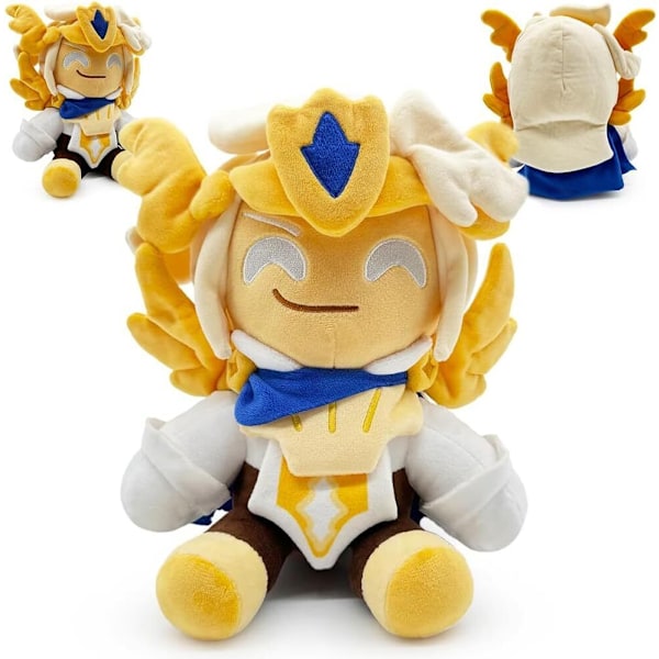 Shadow Milk Cookie Plyschleksak Docka Figur Spel Cookie Run: Kingdom Gosedjur- Madeleine Cookie