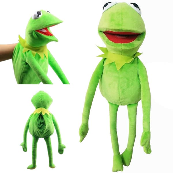 Leksaker Kermit the Frog Handdocka fylld mjuk plyschdocka Leksak Barngåva