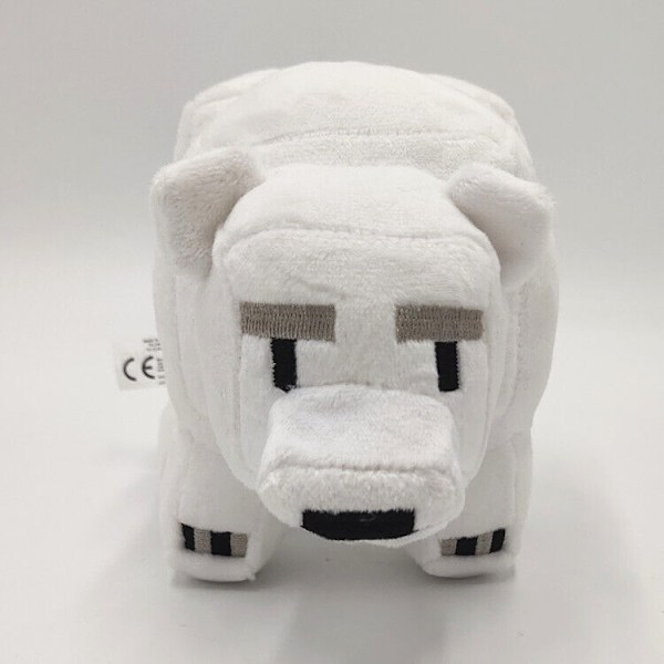Minecraft Plyschleksak Gosedjur Mjuk Barn Födelsedag Mjuk Leksak 18cm Isbjörn