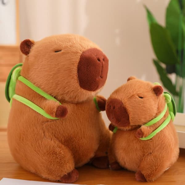 Simulering Capybara Plysch Tecknad Capybara Gosedjur Docka Leksak Födelsedagspresent mjuk 35cm
