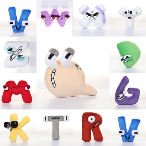 Alphabet Lore 26 Bokstav Mjukisdjur Docka Barn Pedagogiska Leksaker Hem Påsk Barn Present~ Q
