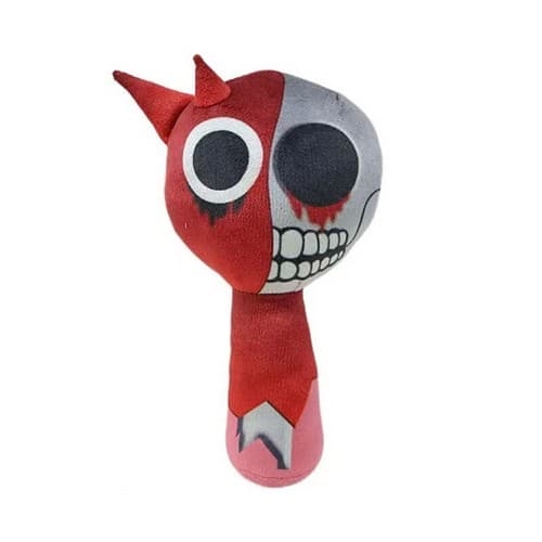 NY Sprunki Plyschleksak Simon Oren Winda Sprunki Karaktär Dockleksak Barnpresent Red and Grey Monster