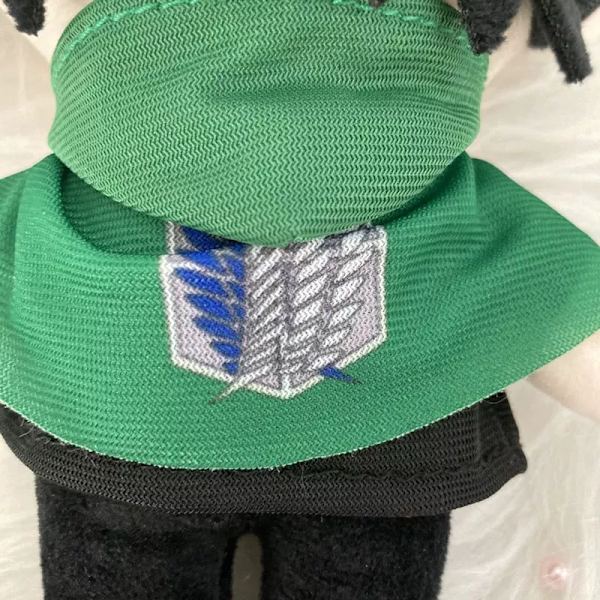 på Titan Attack Plysch Doll Toy Levi Ackerman Mjuk presentkudde fylld 20 cm Barn