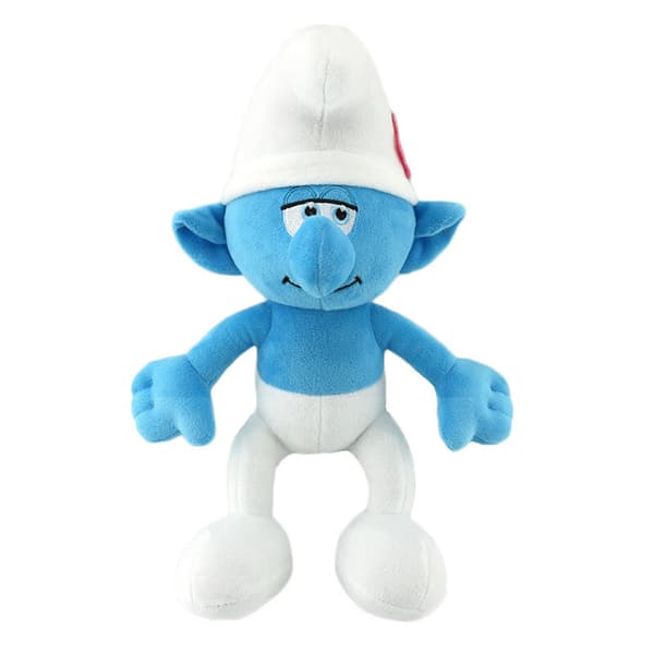 HELT NY 30 CM SMURF MJUKISLEKSA SMURFETTE PLYSCH PAPA SMURF LEKSA B