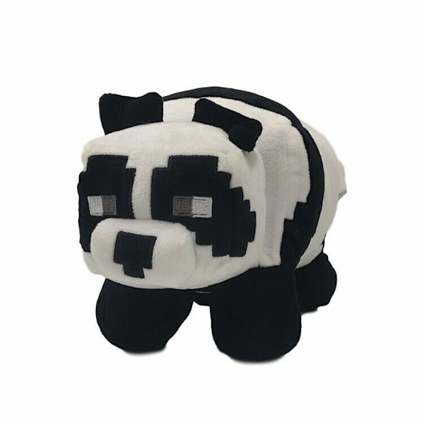 Minecraft MC Djur Kudde Plyschdocka Fylld Spel Mjuk Leksak för Barn Vuxen Gåva 25cm Panda