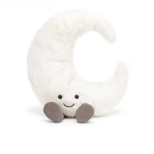 Jellycat Amuseables Måne Medium Plysch Gosedjur Mjuk Söt Present för Bebisar