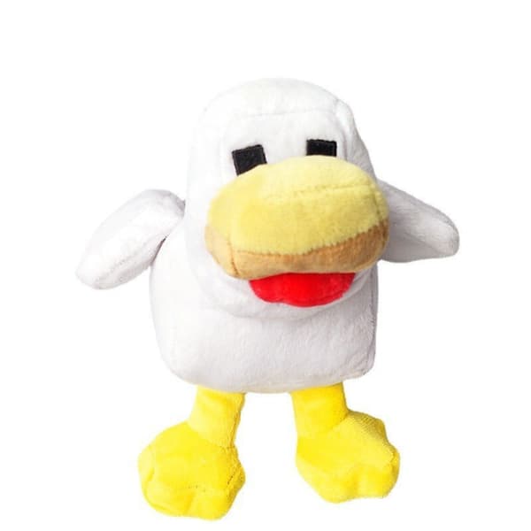 För 18cm Minecraft Plyschdocka Kyckling Mjuk Plysch Mjukt Gosedjur Barnpresent