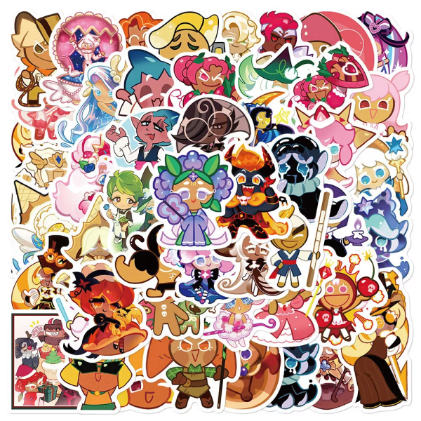50st Cookie Run Kingdom Game Character Stickers iOS Android Phone Laptop Ipad