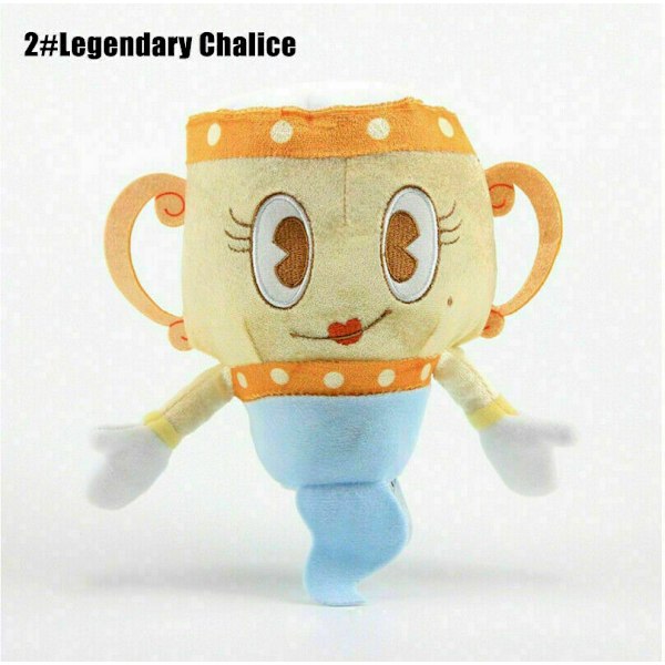 Cuphead Mugman Devil Demon Carnation Mecup Brocup Plyschdocka Gosedjur 13#Cuphead