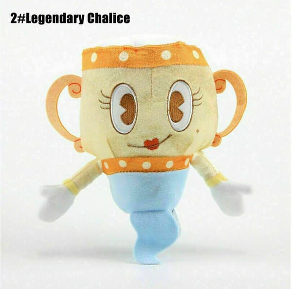 Cuphead Mugman Devil Demon Carnation Mecup Brocup Plyschdocka Gosedjur 4#Rumor Honeybottoms