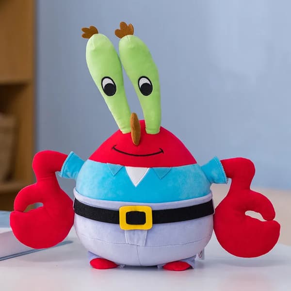 Spongebob Plyschleksak Teddy Barn Cartoon Present Mjuk Fylld Docka Patrick Star Leksaker 5pcs