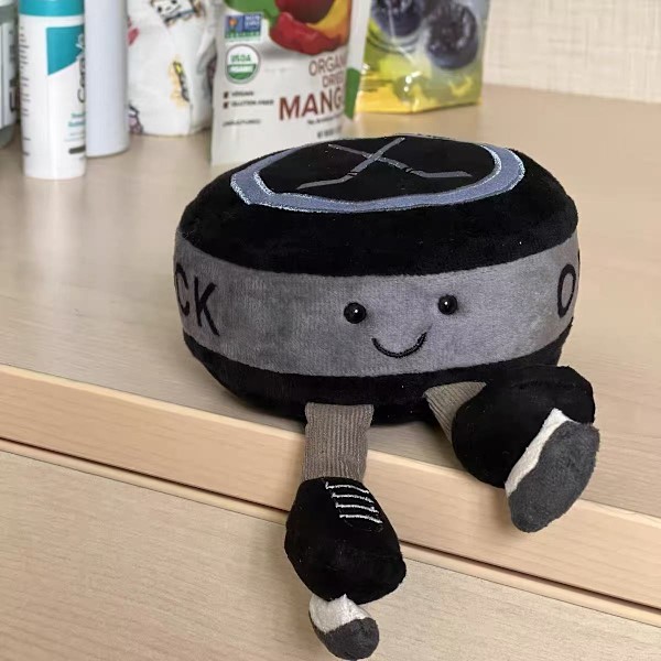 JellyCat Mini Amuseables Ishockeypuck 10cm Gosedjur BNWT mjuk plysch