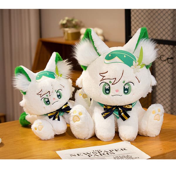 Genshin Impact Venti Cat Barbatos Plyschleksak Pp bomullsfyllning 44cm