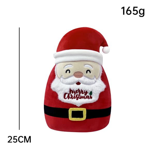 Squishmallows mjuk plyschleksak docka plyschkudde barnleksak present Weihnachtsmann