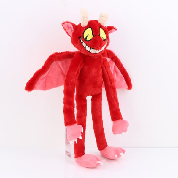 Perfekt Present För Halloween Jul Födelsedagar Cuphead Secreto Röd Demon Gosedjur