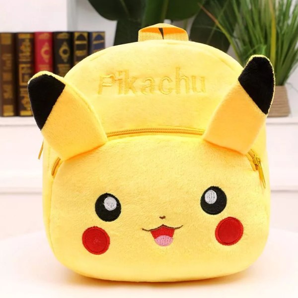 Barn Barn Plysch Mini Ryggsäck Dagis Utomhus Skolväska Väskor Studenter Pikachu