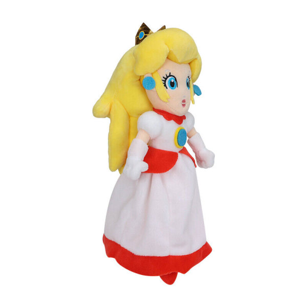 10.4 Super Mario Bros Plyschleksaker Soft Fire Princess Peach Fyllda Doll Presenter