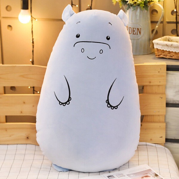 Squishmallows Plyschleksak Kawaii Animal Unicorm Dinosaur Bear Mjuk Stor julklapp Hippo 50CM