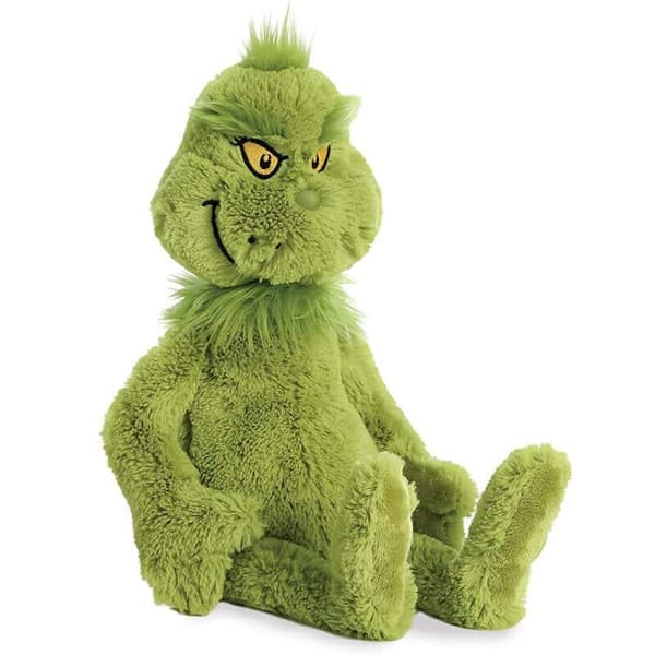 Jul Grinch Plyschdocka Mjukt Gosedjur Jul Teddy Barn Julklapp NY D