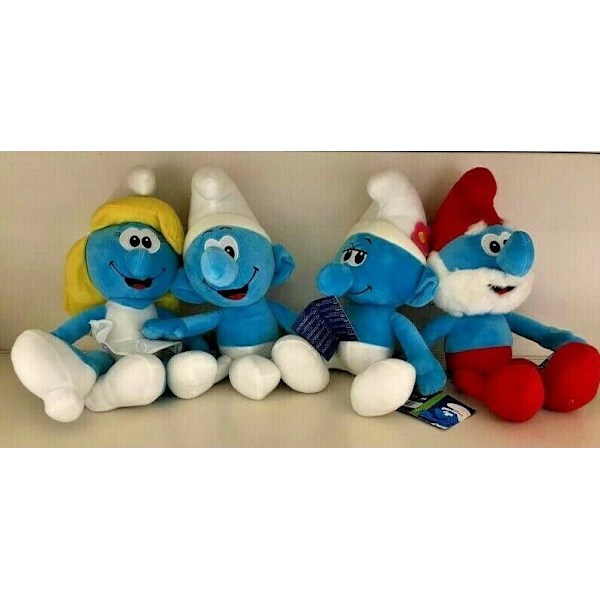 Barn Barn Mjuka gosiga smurfar Tecknad film 12 tum Val av 5 GÅVA NYHET Smurfette
