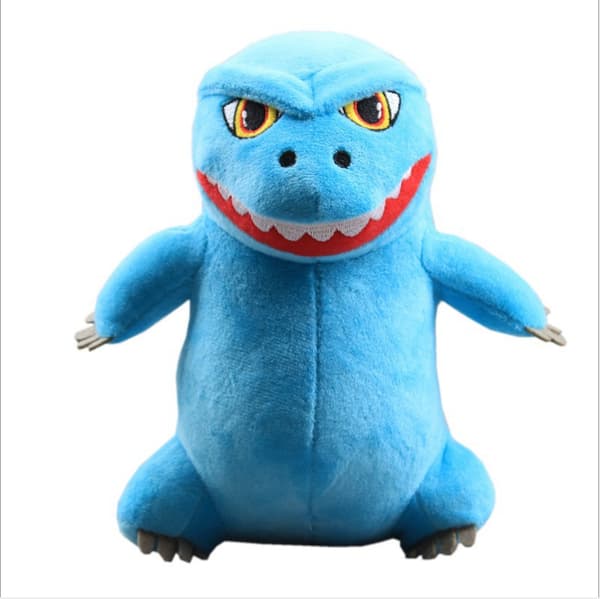 King Monster Godzilla Plyschleksak Mjuk stoppad djurdocka 8 figur present Blue 20cm