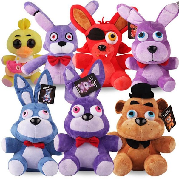 7 0 Five Nights at Freddy's FNAF Skräck Gosedjur Spel Barn Leksak Present Dockor mjuk Mangle (6inch)