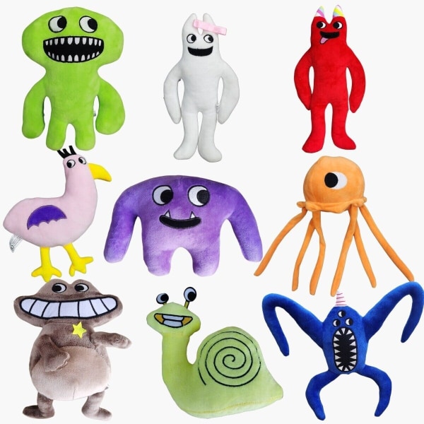 Roligt spel Fyllda plyschdockor för leksakspresenter Pink Mouth Monster