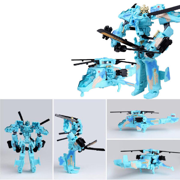 Transformator JJ602C Helikopter Action Figur Flygplan Film Modell Leksak Barn Present