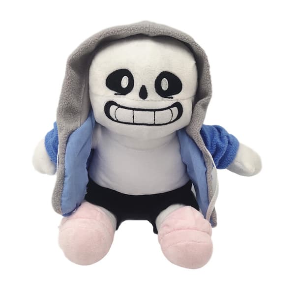 Undertale Plyschdocka Undertale Kartong Fylld Sans Docka Gåva Pojke Barn Wiki leksak mjuk White Ghost 24cm