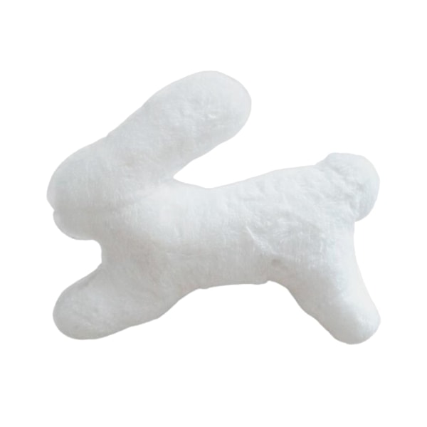 Mjukdjur Kanin Mjuk Kudde Docka för Sovrum Nyårspresent White