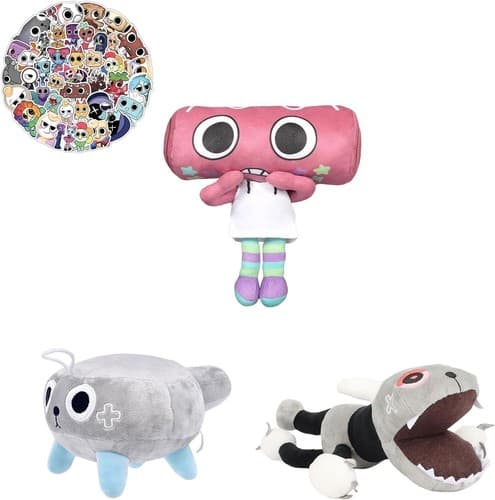Dandy s World Spel Plysch Tecknad Mjuk Stoppad Kudde Dockor För Barn Leksaker Present-NY 6pack
