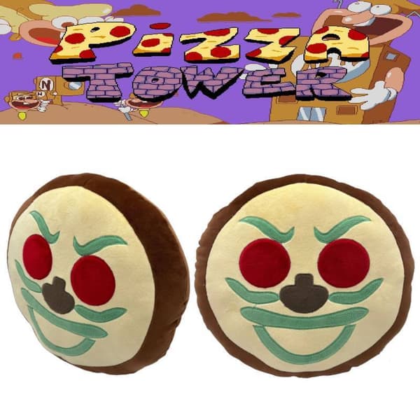 Mjukt Bekvämt Spel Pizza Tower Noise Pizza Plyschleksak fylld docka Barnpresent Pizza